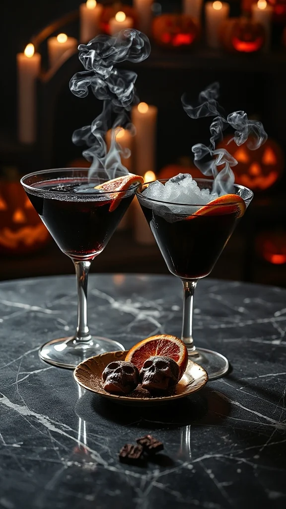 dark chocolate bourbon cocktail delight