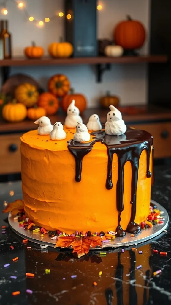 drip cake halloween decoration