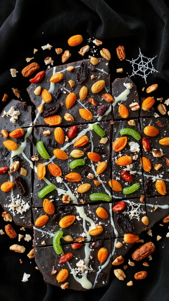 spooky vegan chocolate treat