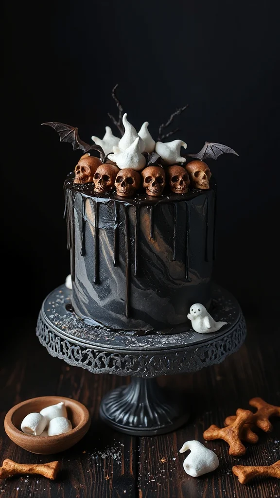 creepy chocolate marble cake creepy chocolate marble cake