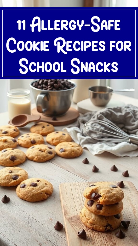 11 Allergy-Safe Cookie Recipes for School Snacks