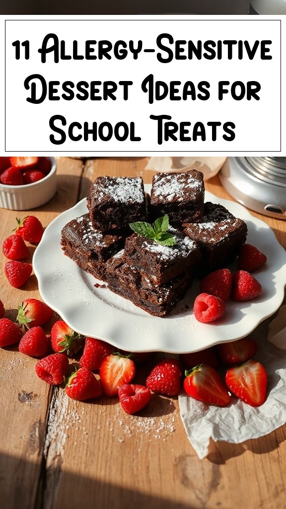 11 Allergy-Sensitive Dessert Ideas for School Treats