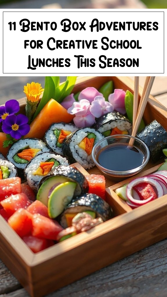 11 Bento Box Adventures for Creative School Lunches This Season
