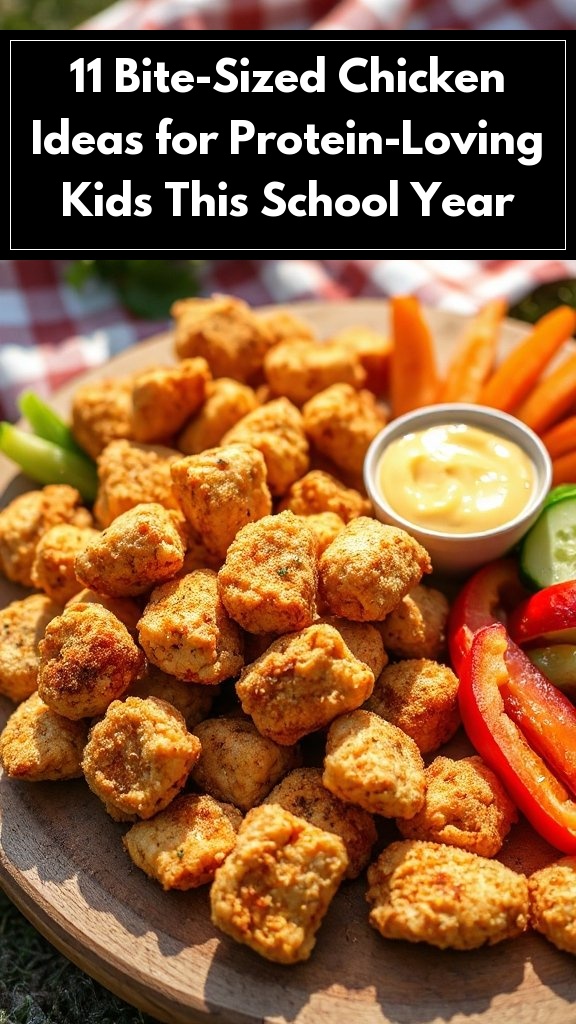 11 Bite-Sized Chicken Ideas for Protein-Loving Kids This School Year