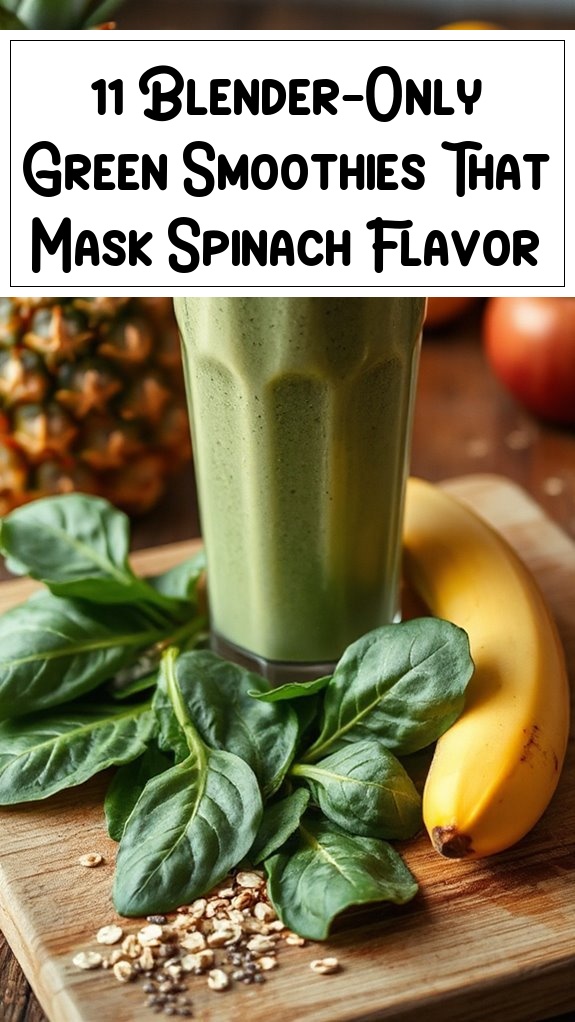 11 Blender-Only Green Smoothies That Mask Spinach Flavor