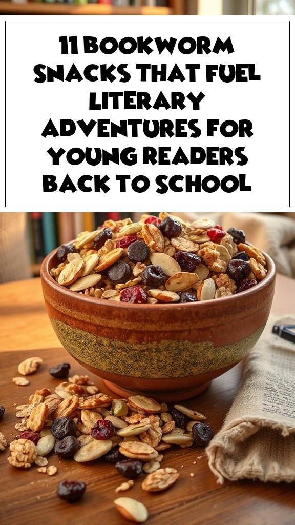 11 Bookworm Snacks That Fuel Literary Adventures for Young Readers Back to School