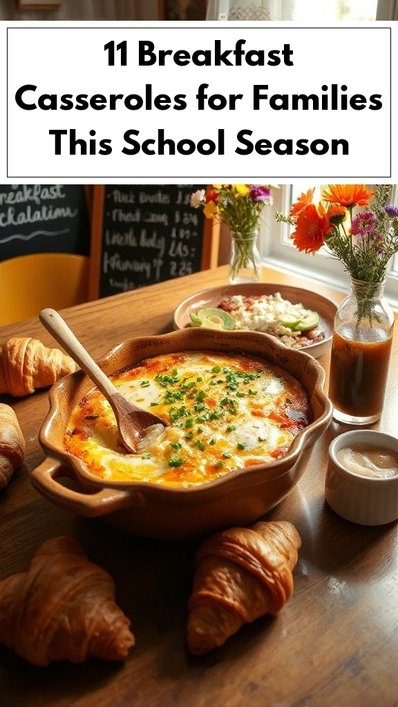 11 Breakfast Casseroles for Families This School Season