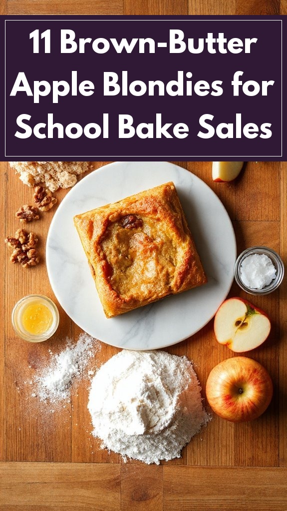 11 Brown-Butter Apple Blondies for School Bake Sales