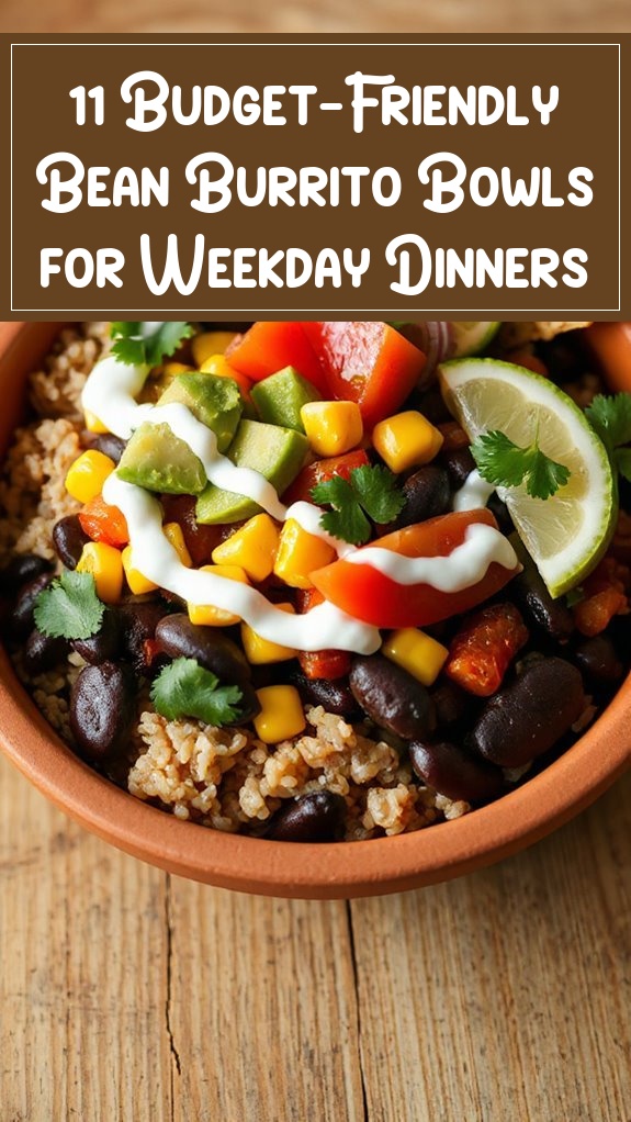 11 Budget-Friendly Bean Burrito Bowls for Weekday Dinners