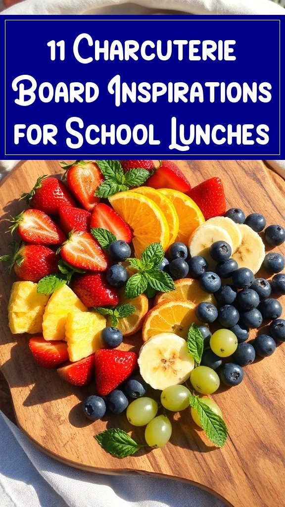 11 Charcuterie Board Inspirations for School Lunches