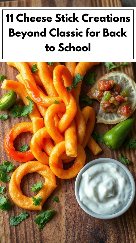 11 Cheese Stick Creations Beyond Classic for Back to School