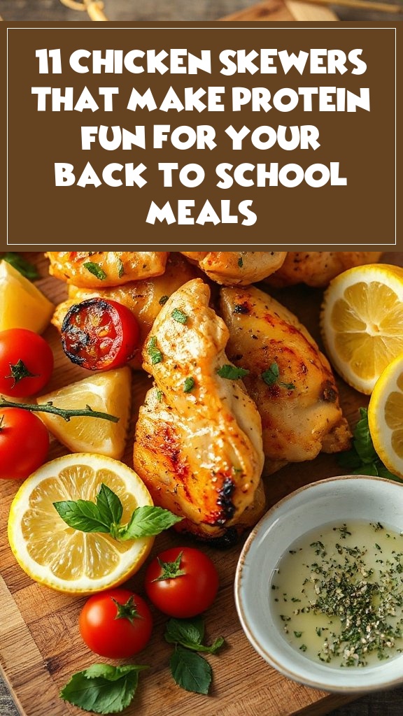11 Chicken Skewers That Make Protein Fun for Your Back-to-School Meals