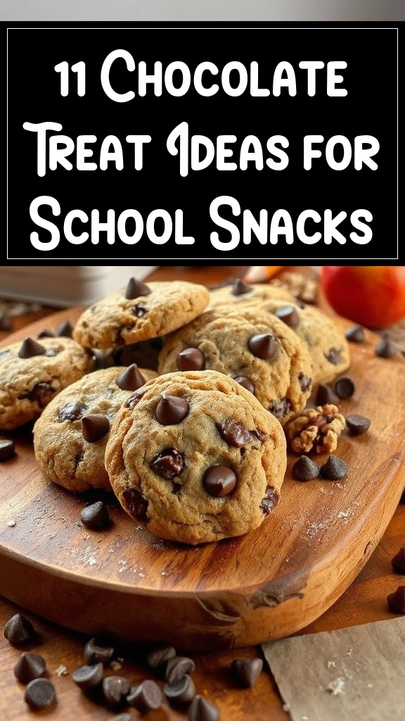 11 Chocolate Treat Ideas for School Snacks