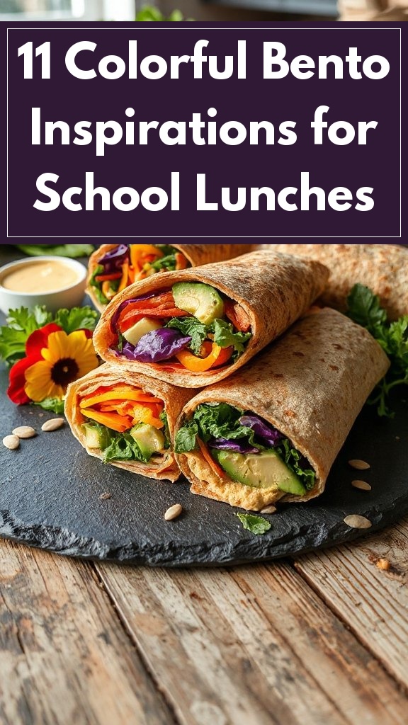 11 Colorful Bento Inspirations for School Lunches