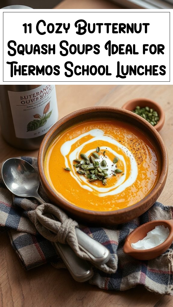 11 Cozy Butternut Squash Soups Ideal for Thermos School Lunches