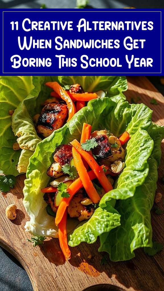11 Creative Alternatives When Sandwiches Get Boring This School Year