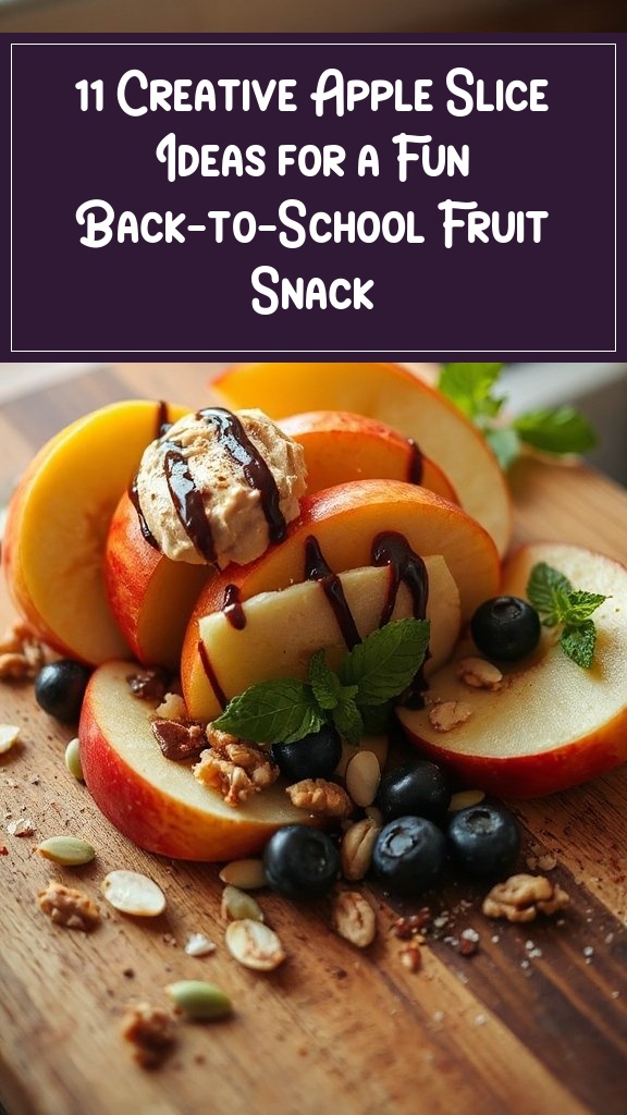 11 Creative Apple Slice Ideas for a Fun Back-to-School Fruit Snack