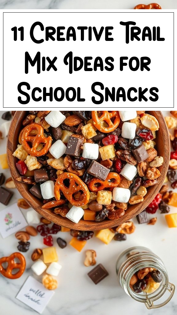 11 Creative Trail Mix Ideas for School Snacks