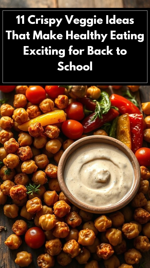 11 Crispy Veggie Ideas That Make Healthy Eating Exciting for Back to School