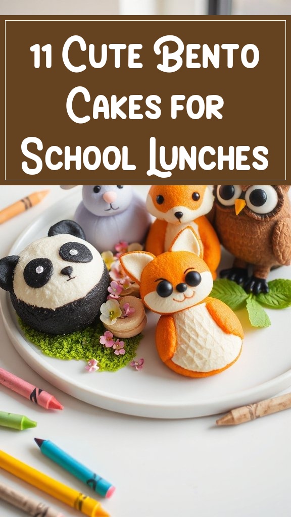 11 Cute Bento Cakes for School Lunches