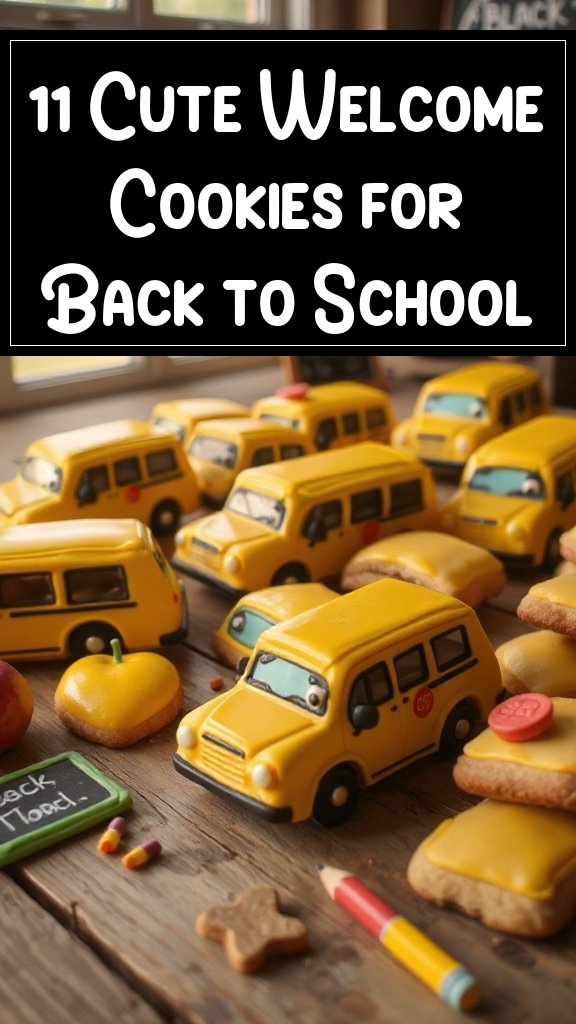 11 Cute Welcome Cookies for Back to School