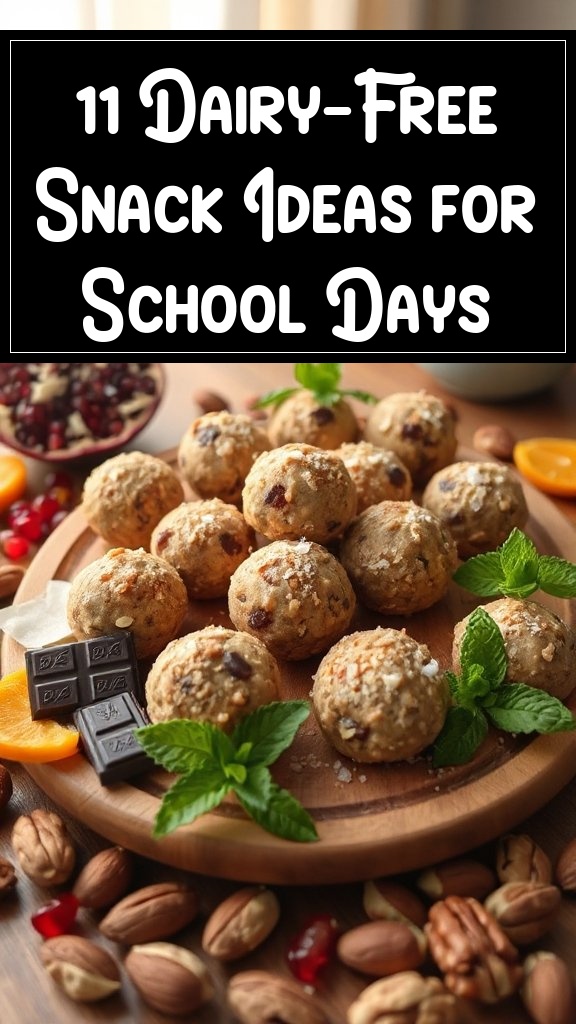 11 Dairy-Free Snack Ideas for School Days