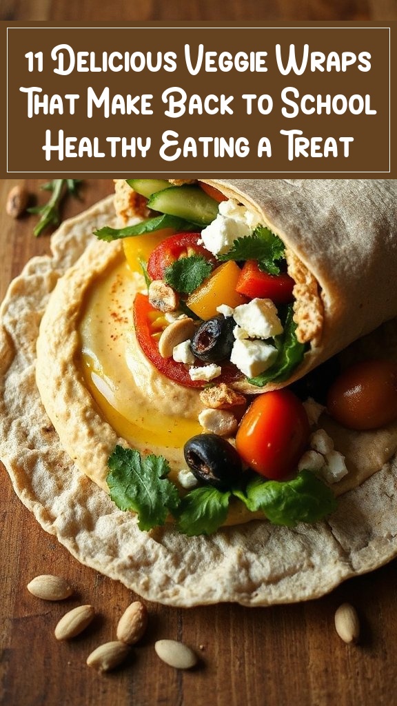 11 Delicious Veggie Wraps That Make Back to School Healthy Eating a Treat