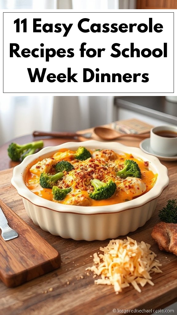 11 Easy Casserole Recipes for School Week Dinners