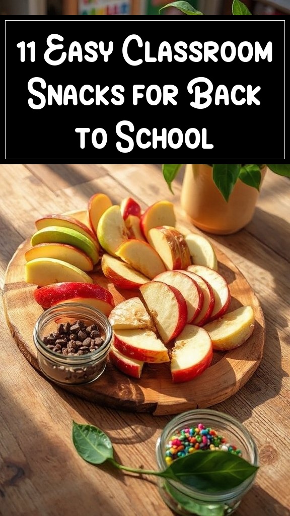 11 Easy Classroom Snacks for Back to School
