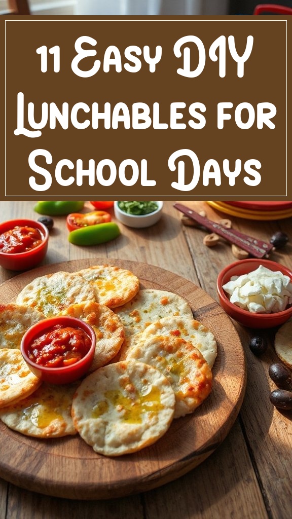 11 Easy DIY Lunchables for School Days