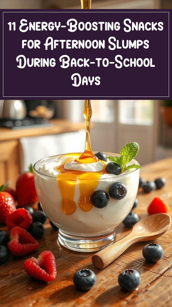 11 Energy-Boosting Snacks for Afternoon Slumps During Back-to-School Days