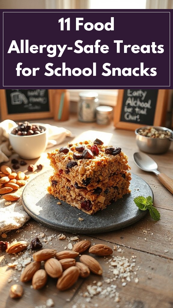 11 Food Allergy-Safe Treats for School Snacks
