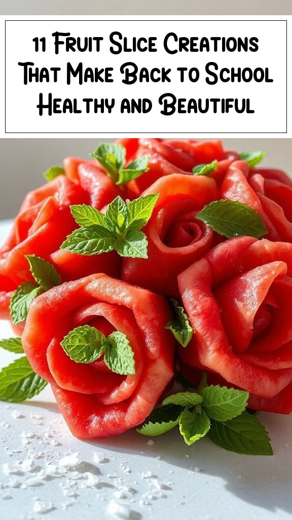 11 Fruit Slice Creations That Make Back to School Healthy and Beautiful