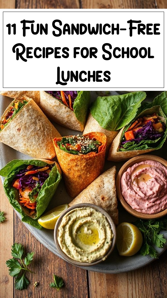 11 Fun Sandwich-Free Recipes for School Lunches