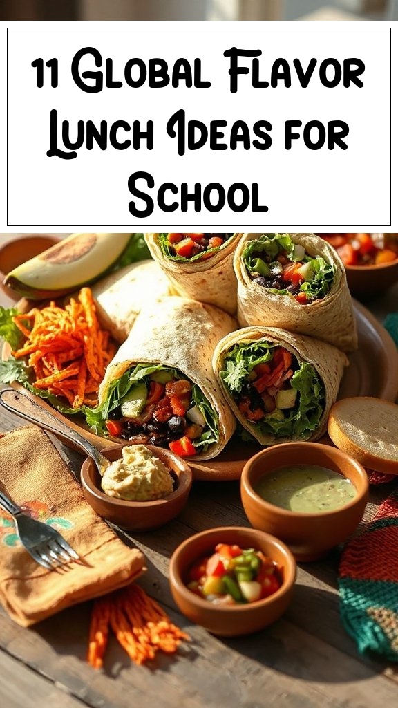 11 Global Flavor Lunch Ideas for School