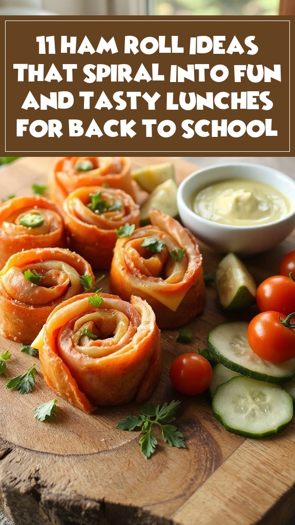 11 Ham Roll Ideas That Spiral Into Fun and Tasty Lunches for Back to School