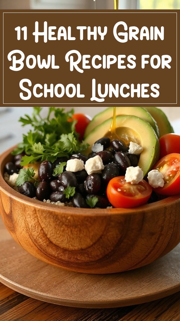 11 Healthy Grain Bowl Recipes for School Lunches
