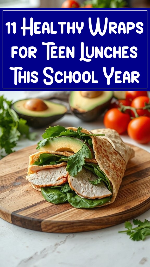11 Healthy Wraps for Teen Lunches This School Year