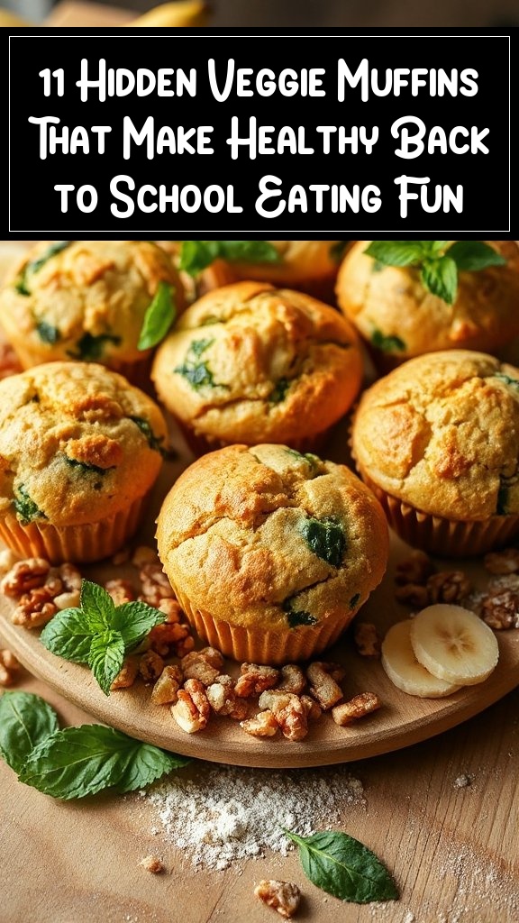 11 Hidden Veggie Muffins That Make Healthy Back to School Eating Fun