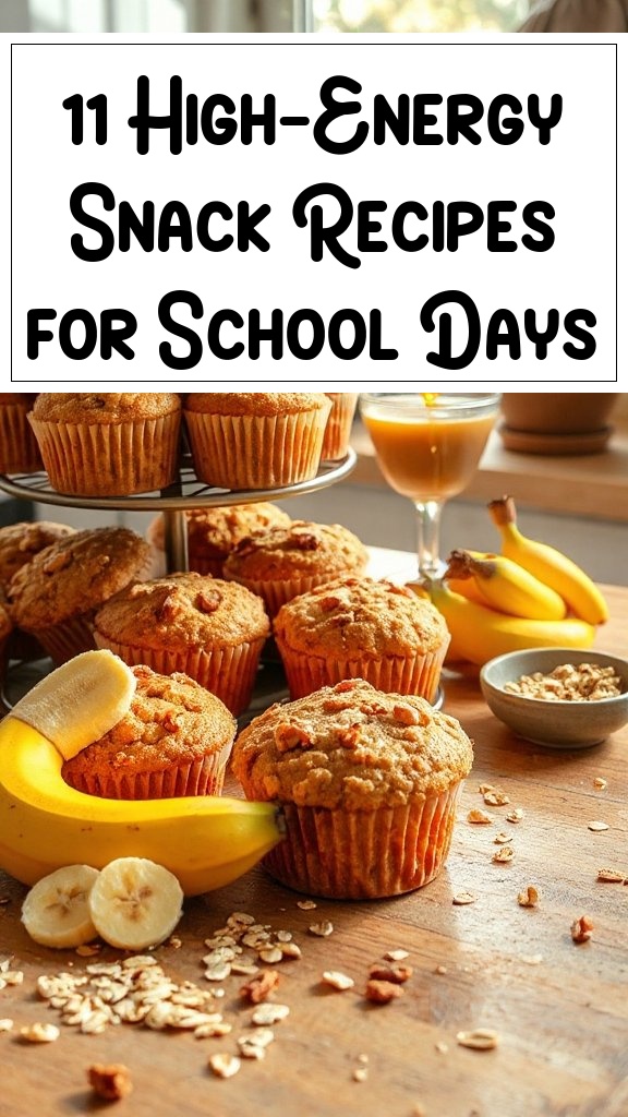 11 High-Energy Snack Recipes for School Days