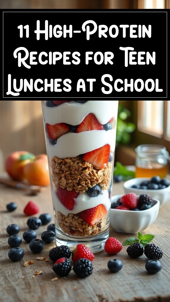 11 High-Protein Recipes for Teen Lunches at School