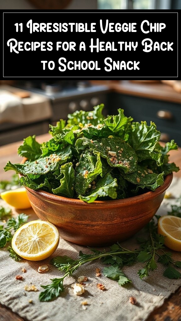 11 Irresistible Veggie Chip Recipes for a Healthy Back to School Snack
