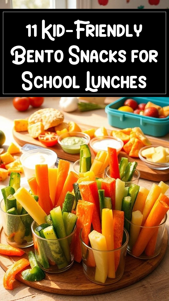 11 Kid-Friendly Bento Snacks for School Lunches