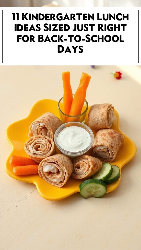 11 Kindergarten Lunch Ideas Sized Just Right for Back-to-School Days