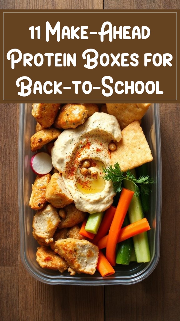 11 Make-Ahead Protein Boxes for Back-to-School