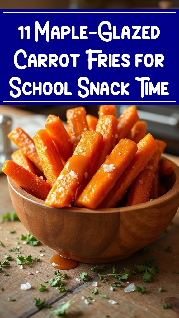 11 Maple-Glazed Carrot Fries for School Snack Time