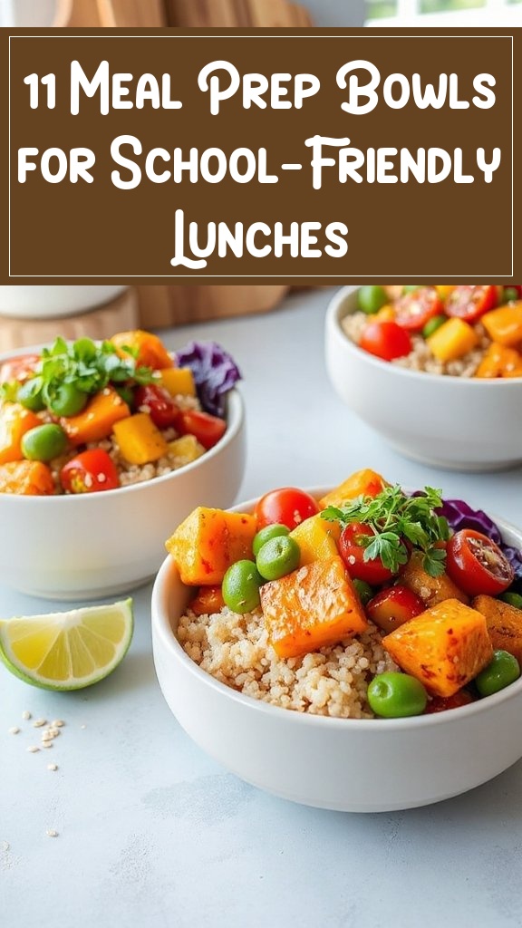 11 Meal Prep Bowls for School-Friendly Lunches