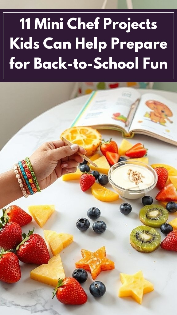 11 Mini Chef Projects Kids Can Help Prepare for Back-to-School Fun