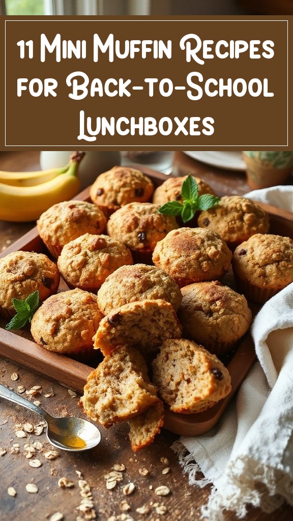 11 Mini Muffin Recipes for Back-to-School Lunchboxes