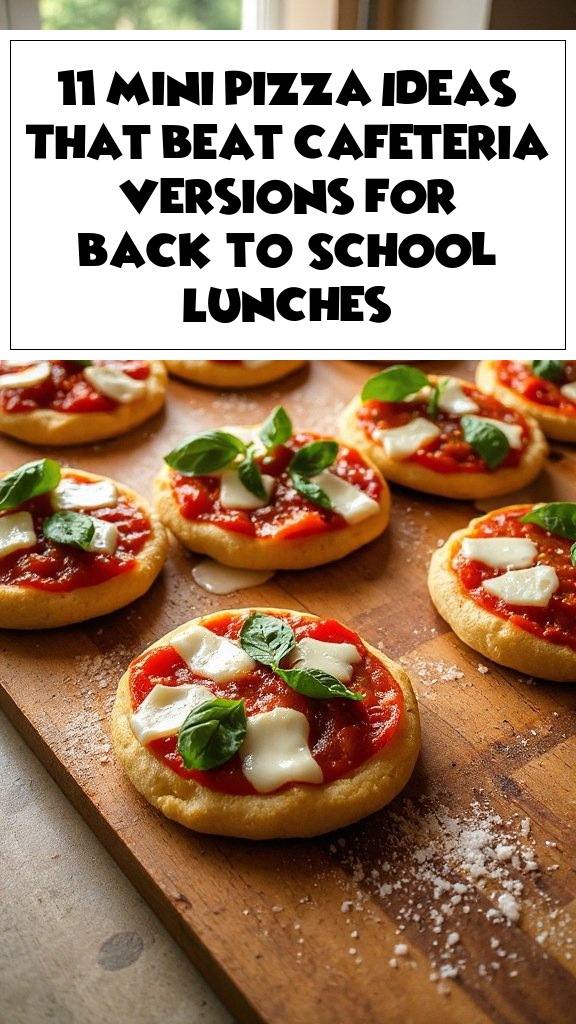 11 Mini Pizza Ideas That Beat Cafeteria Versions for Back-to-School Lunches